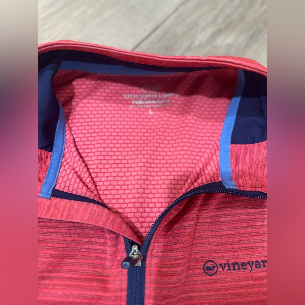 (New) Vineyard Vines Sankaty Performance Half Zip Pullover | Mens Size Large - Picture 6 of 7